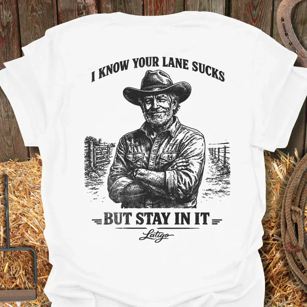 Printify T-Shirt White / S Your Lane Tee