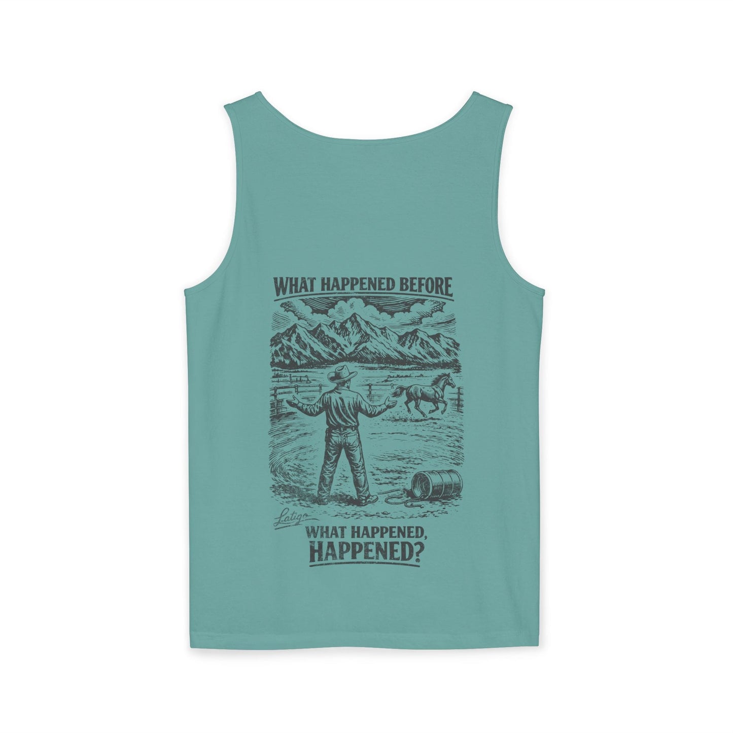 Printify Tank Top Happened Unisex Tank Top Tee