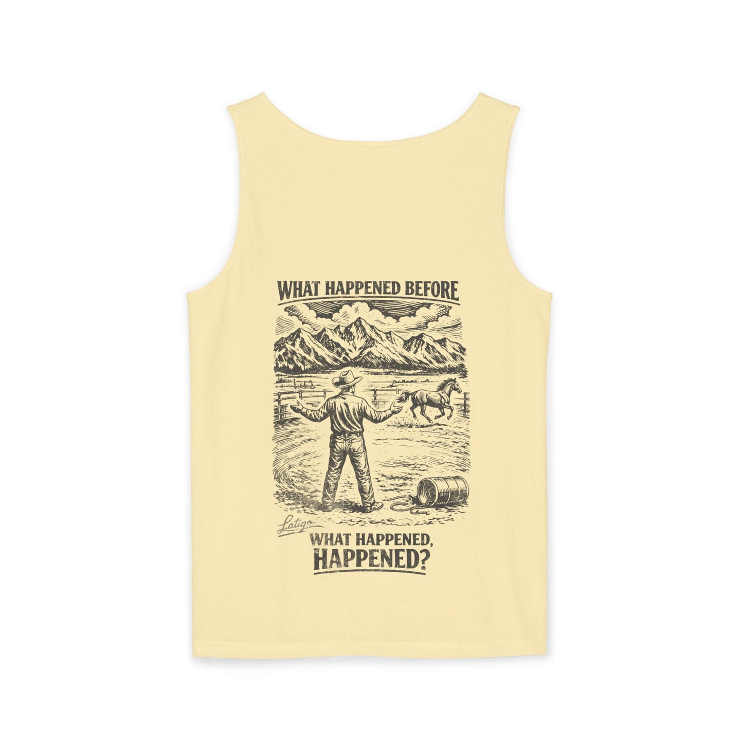 Printify Tank Top Happened Unisex Tank Top Tee
