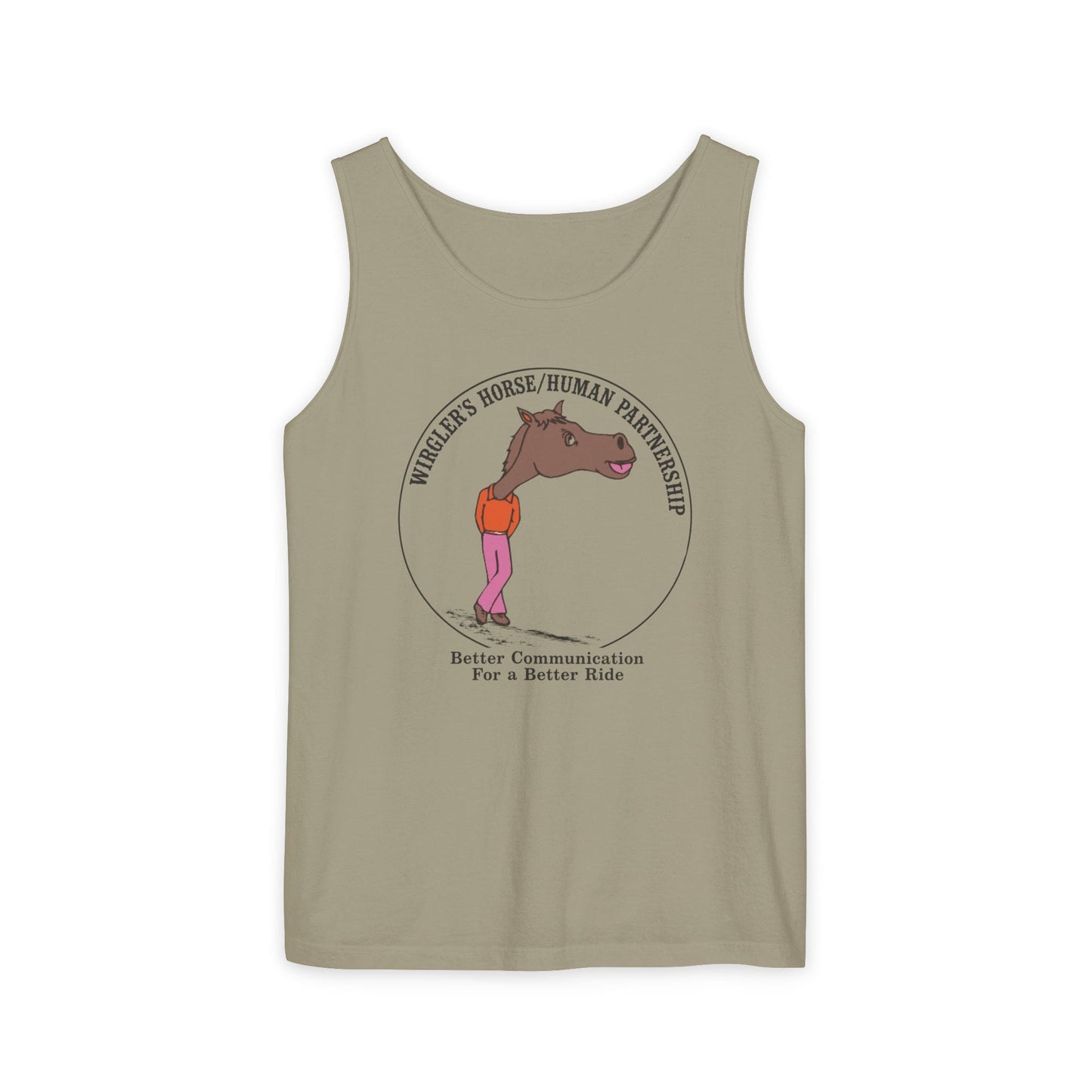 Printify Tank Top S / Sandstone Safe Unisex Tank Top Tee
