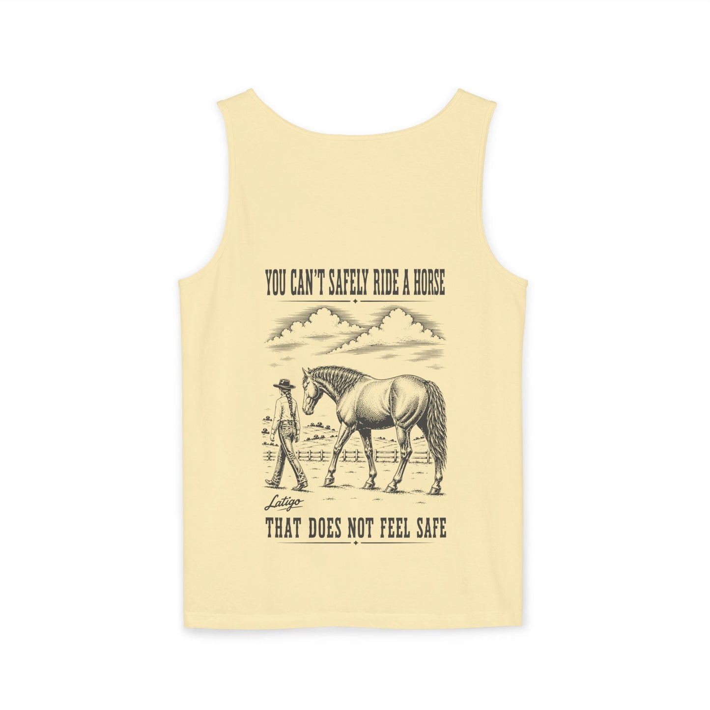 Printify Tank Top Safe Unisex Tank Top Tee