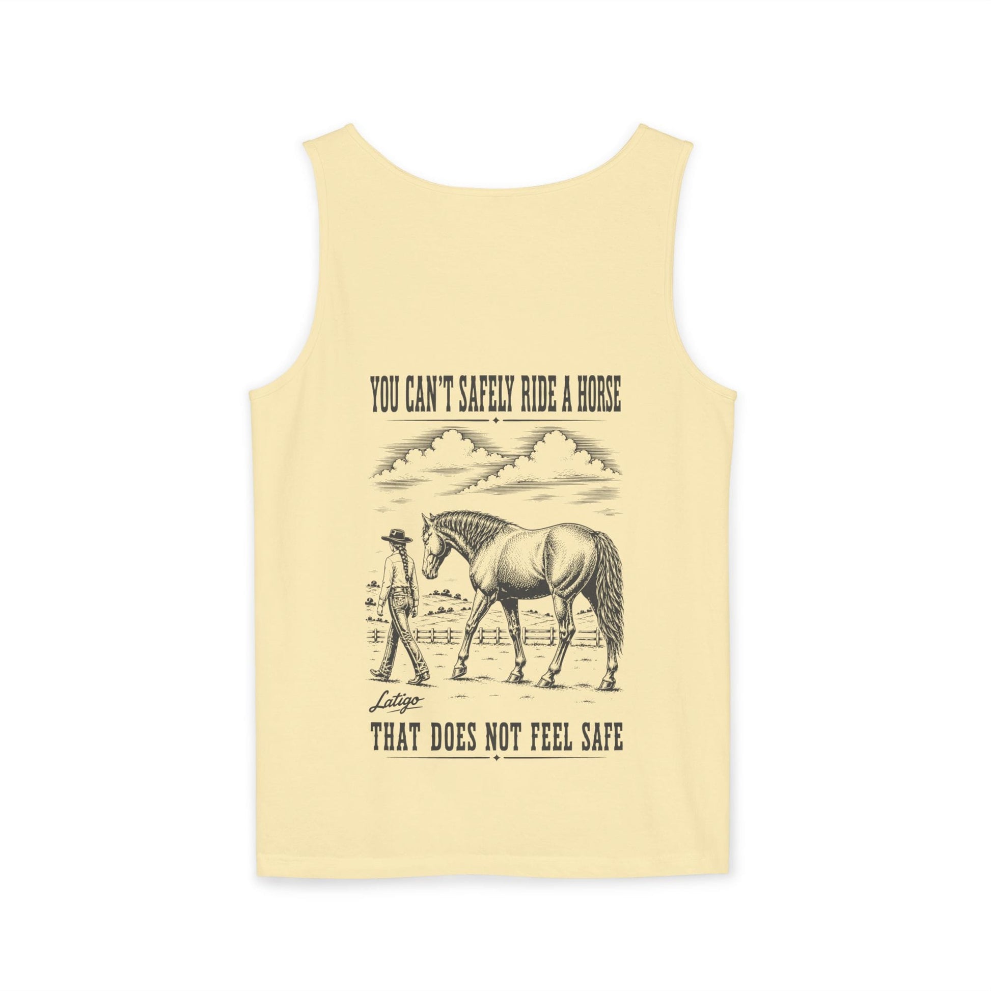 Printify Tank Top Safe Unisex Tank Top Tee
