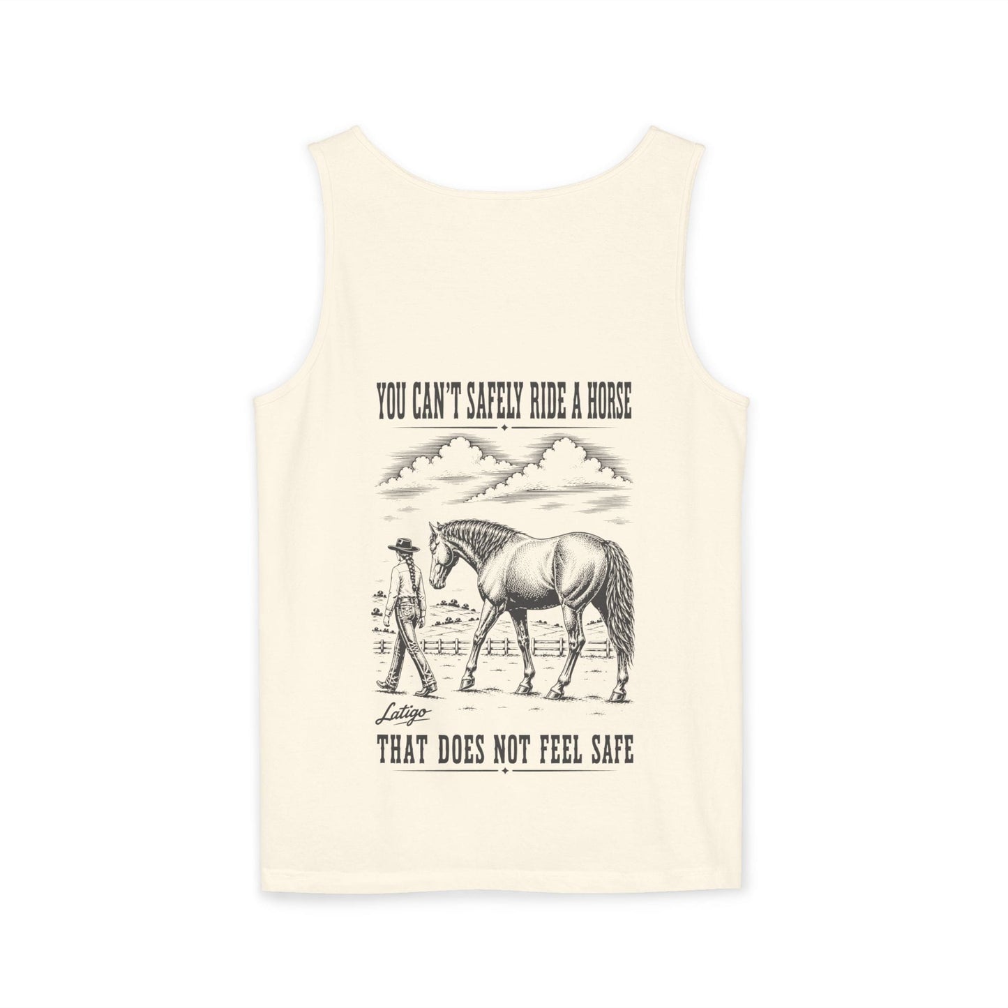 Printify Tank Top Safe Unisex Tank Top Tee