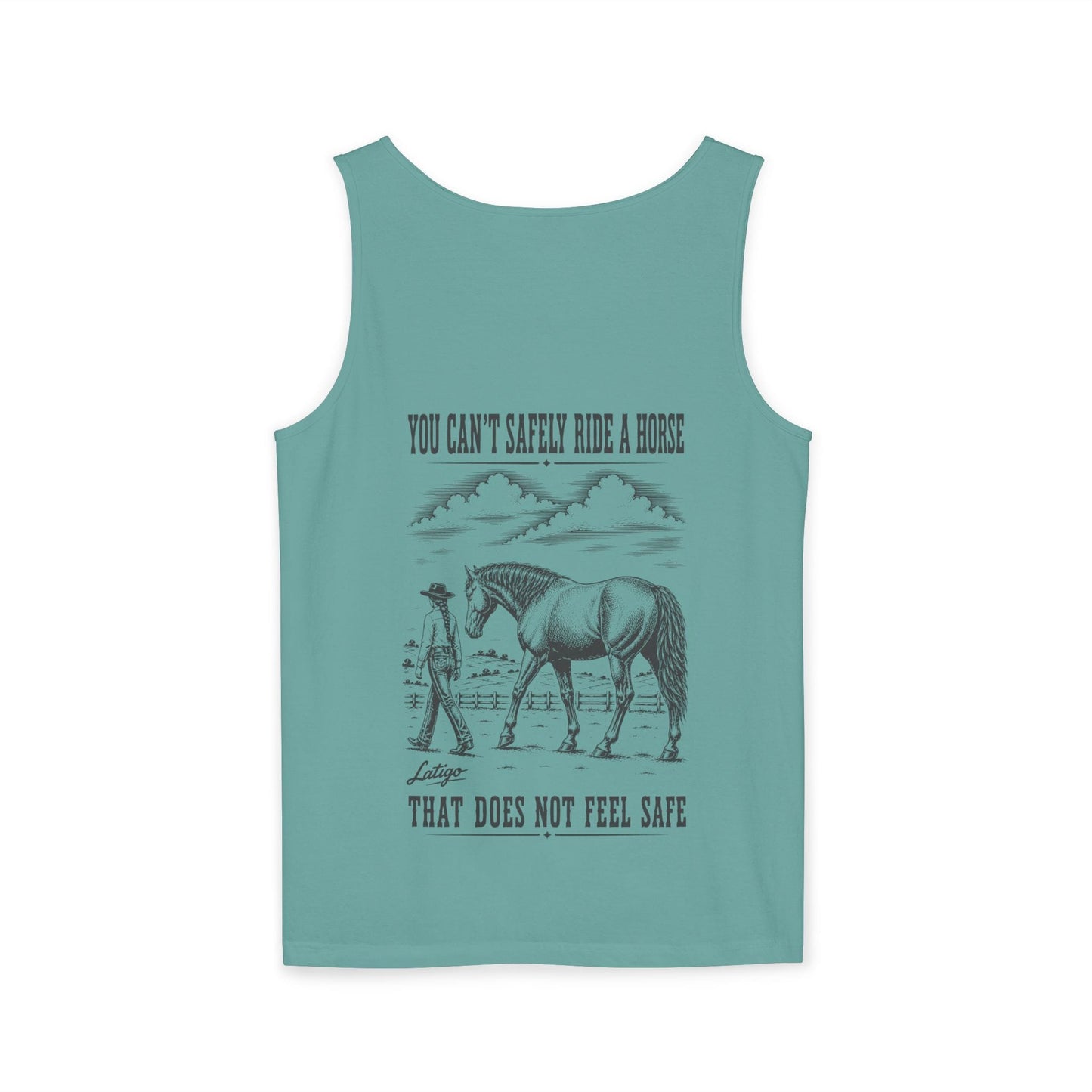 Printify Tank Top Safe Unisex Tank Top Tee