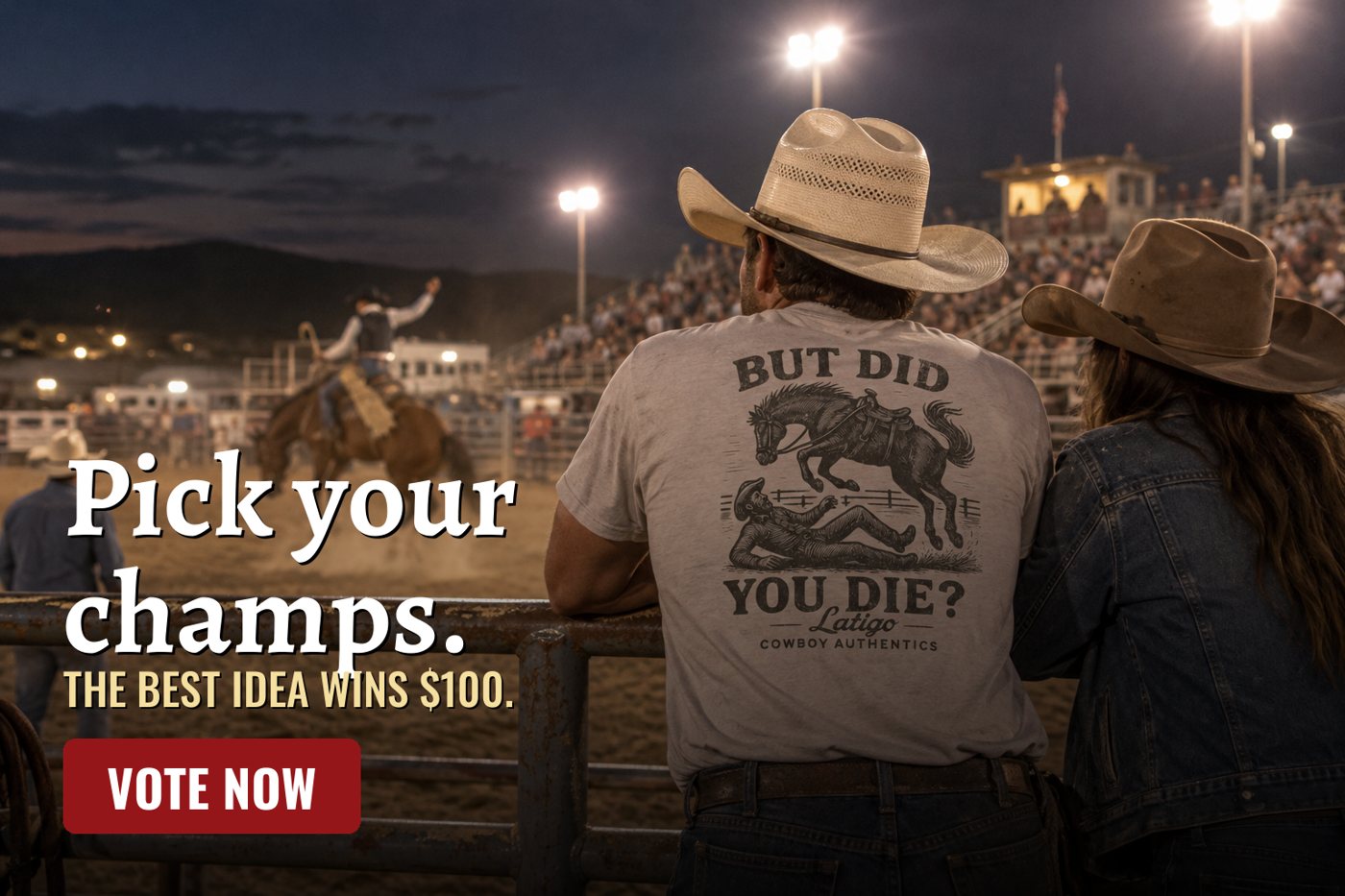 Vote for your favorite Latigo design. The best idea wins $100.